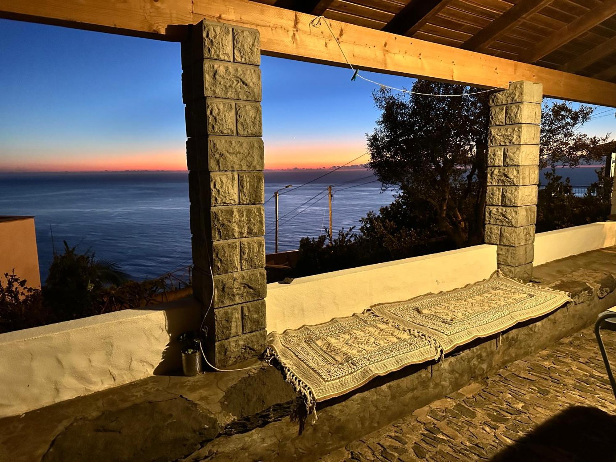 Cozy Sea View House Faja Da Ovelha Villa Калхета Екстериор снимка